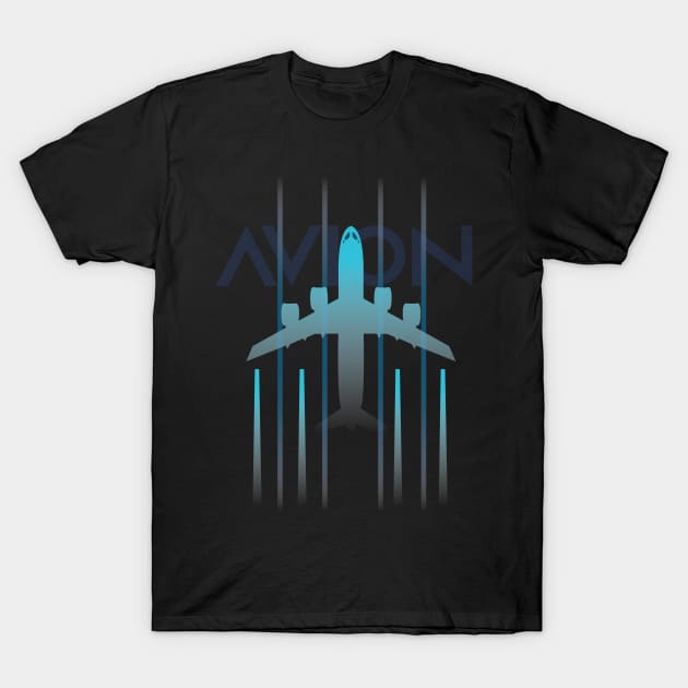 Avion Plane Design T-Shirt by Avion